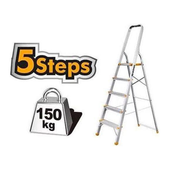 Ingco Household Aluminum A-Type Ladder - KHM Megatools Corp. Ingco Household Aluminum A-Type Ladder - KHM Megatools Corp.